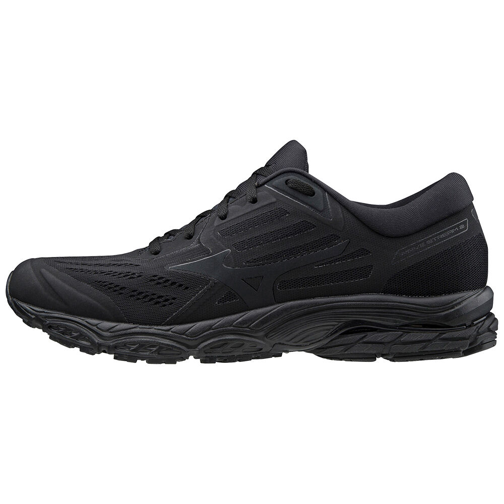 Tenis Para Correr Mizuno Wave Stream 2 Para Hombre Negros/Negros 9826731-VX